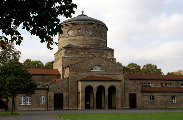 Frankfurt, Hauptfriedhof, Trauerhalle (Main Cemetery, funeral hall)