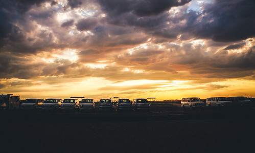 sunset vacation sky usa cars geotagged vans nex5r