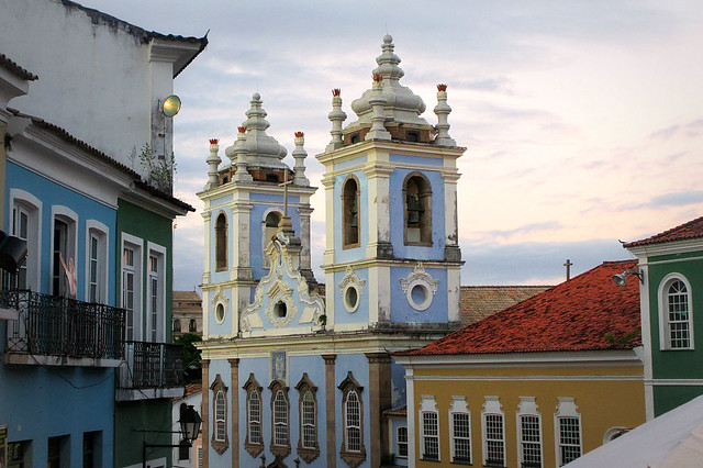 Igreja de Nossa Senhora do Rosário dos Pretos Pelourinho Salvador Bahia Brasil