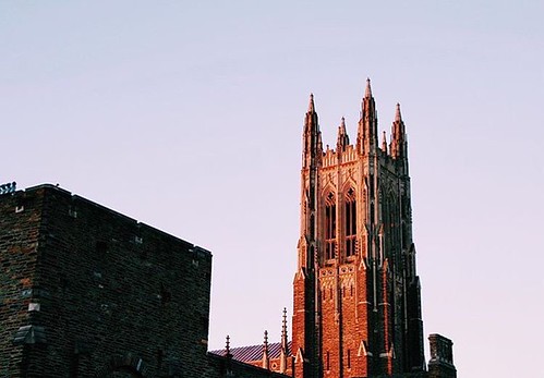 Welcome back to campus, students! Only two more weeks of classes left. Time flies. #DukeFall [: @emmaagabay]