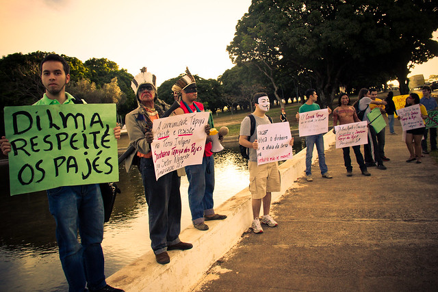 Ato em Apoio aos Povos Indígenas - 09/08/2013 - Brasília (DF)