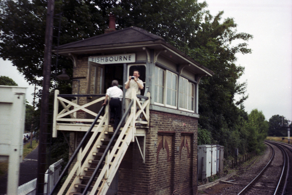Fishbourne Signal Box Fishbourne Signal Box, 11 July 1981 | Sussex, England. Signa… | Flickr