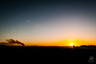 Sunset & Bushfire