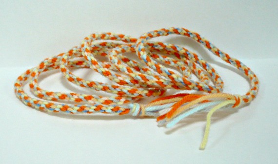 Hand braided round cord