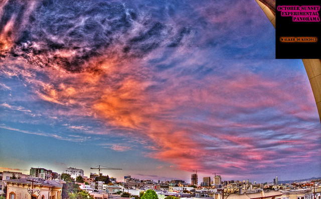 October Sunset HDR Panorama