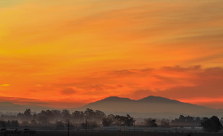 Sunrise in Petaluma