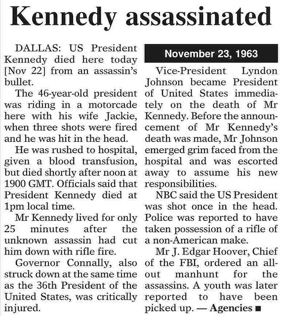 Report of the Kennedy Assasination
