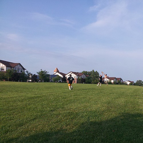 Catch a game of Ultimate Frisbee on the upper fields.