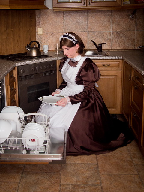 Maid at work