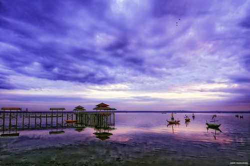 morning sea beach port indonesia waterscape ladscape andiemakkawaru