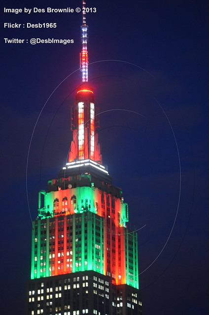 Christmas Empire State Building
