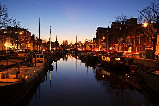 Noorderhaven, Groningen @ night