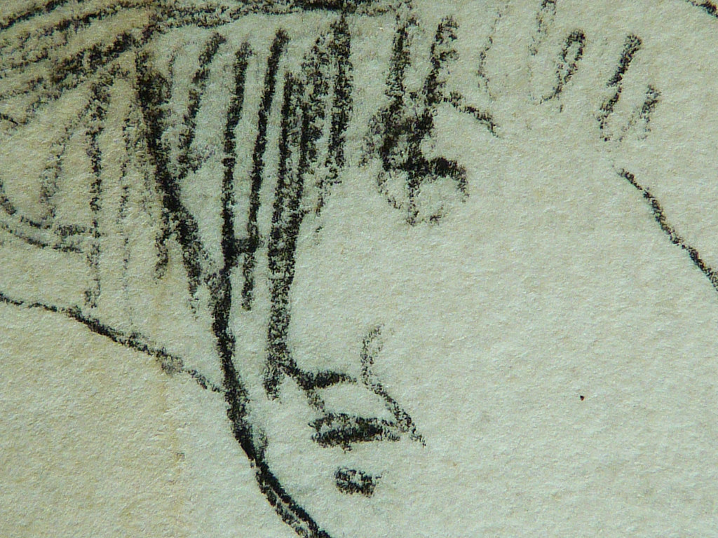 MILLET Jean-François,1850 - Départ pour le Travail, Etudes - The Walk to Work (drawing, dessin, disegno-Louvre RF11192-Recto) - Detail 46