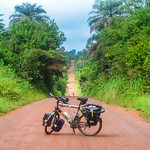 Day244-Bike-130705 Bo - Liberian border rollercoaster road