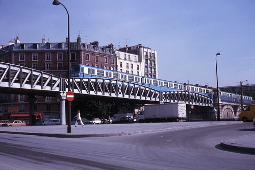 JHM-1975-0881 - France, Paris RATP, Mtro, ligne 6, Pont de Bercy
