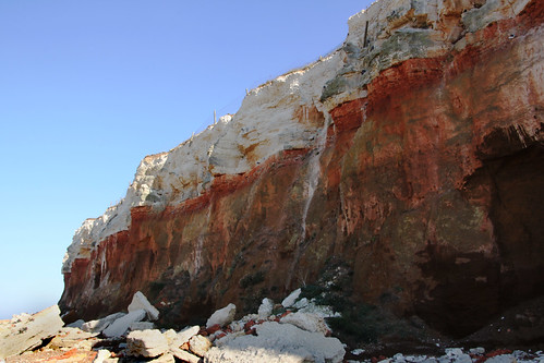 sky beach canon rocks cliffs