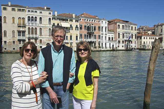 Sue, John and Ann, Grand Canal, Venice