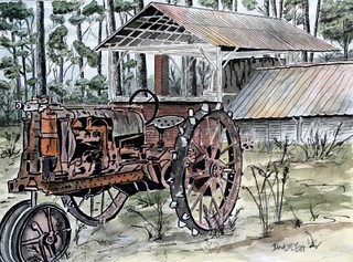 farm-tractor-painting | by Watercolor Artist
