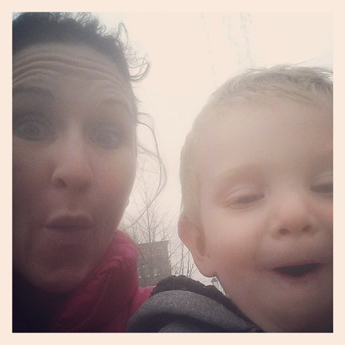 #breastcancerfuckingsucks #mommyandson #nomakeup #iwokeuplikethis | by Genniece Sledge