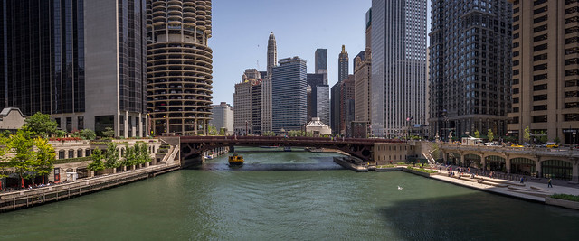 Chicago River from LaSalle Bridge
