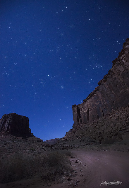 starry night in Moab