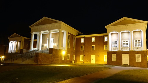 UD's Old College Hall at Night 2