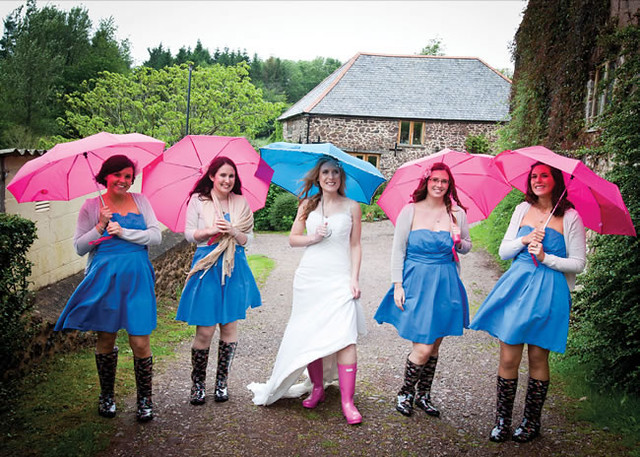 Wellies at the ready! 10 ways to beat wedding day rain