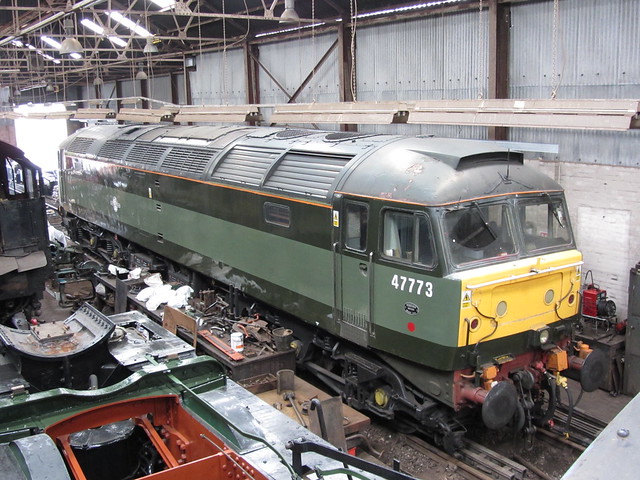 47773 at Tyseley Locomotive Works 22/06/13