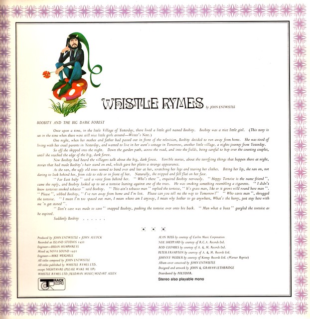 2 - Entwistle, John - Whistle Rhymes - D - 1972