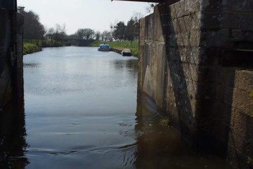 3-4-2013: Lock 17, le Bellion by lower_incer, The branch to the lock at la Digue is only open in high season. So we had to go out onto the Vilaine