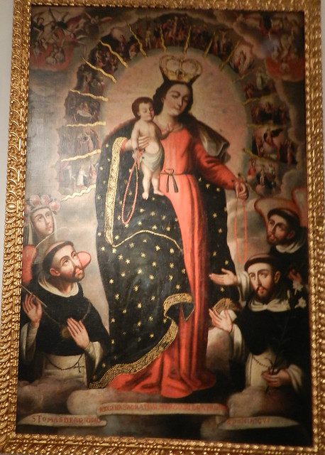 Lima Museo Palacio Arzobispal pinturas de la Virgen Maria Peru 14