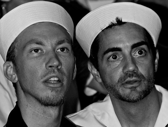 Surprised Sailors!