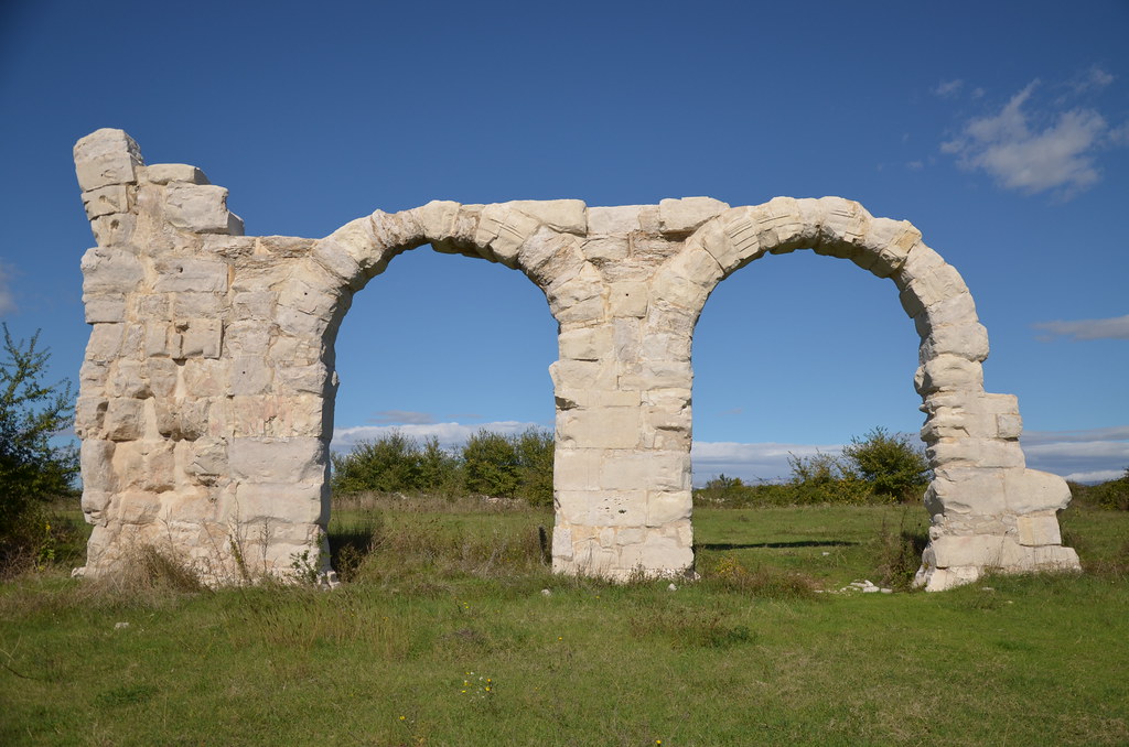The arches of the headquarters (praetorium) of the legionary camp, Burnum legionary camp, Dalmatia