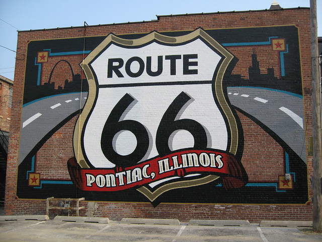 Route 66 Mural, Pontiac, IL