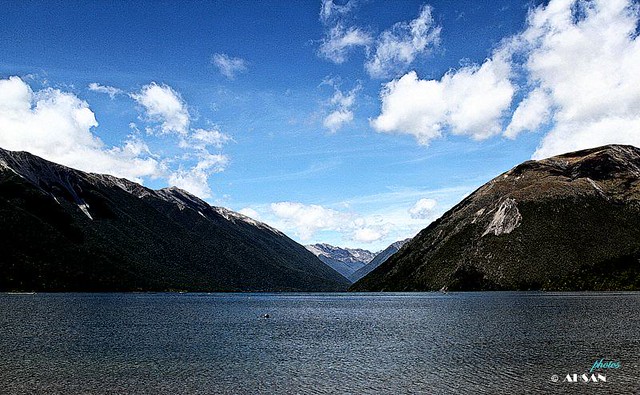 Lake Rotoiti (Tasman), St Arnaud, New Zealand.