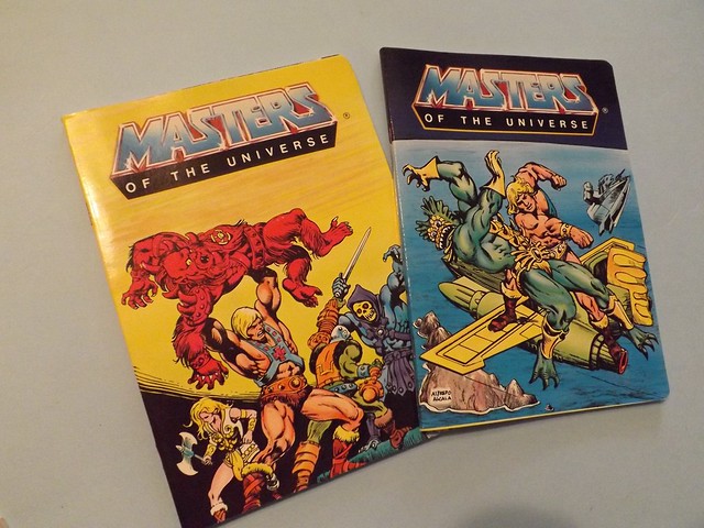 MASTERS OF THE UNIVERS notebooks