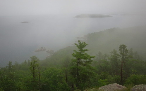 summer mountain rain fog day michigan sugarloaf marquette drizzle