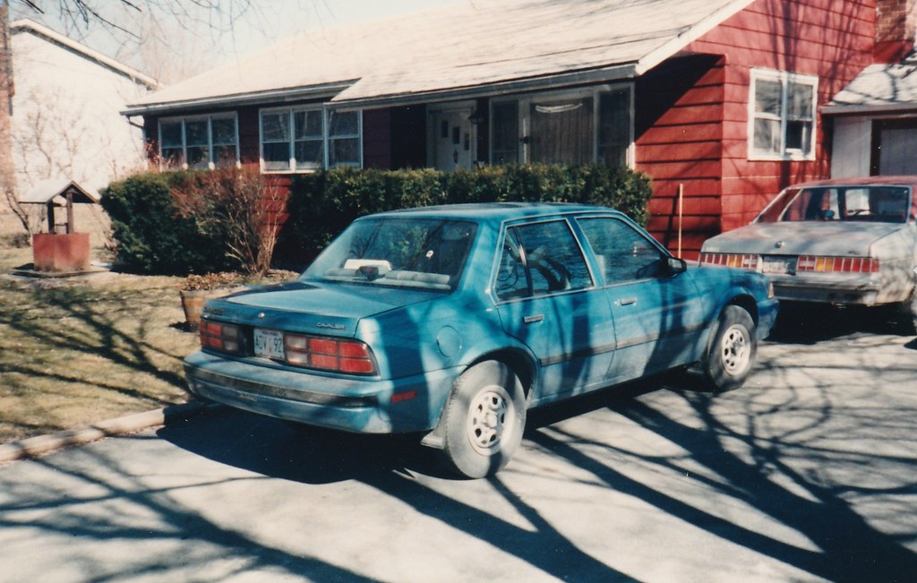 MY PARENTS BRAND NEW 1988 CHEVY CAVALIER IN APRIL 1988
