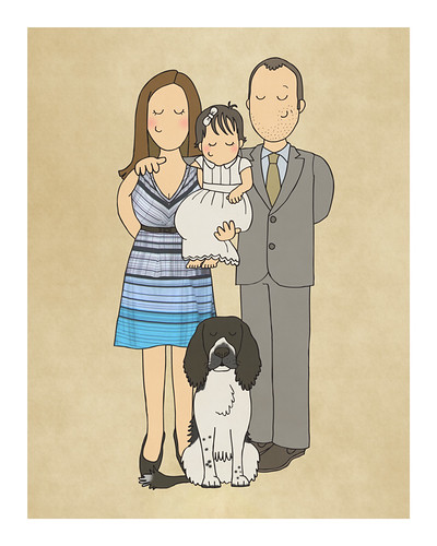 Custom Family Portrait | This is one of my custom portraits.… | Flickr