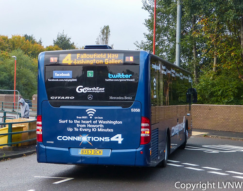 Spad Citaro Rear Go North East 5358 BX63BCK: Mercedes Citaro | Showing rear d… | Flickr