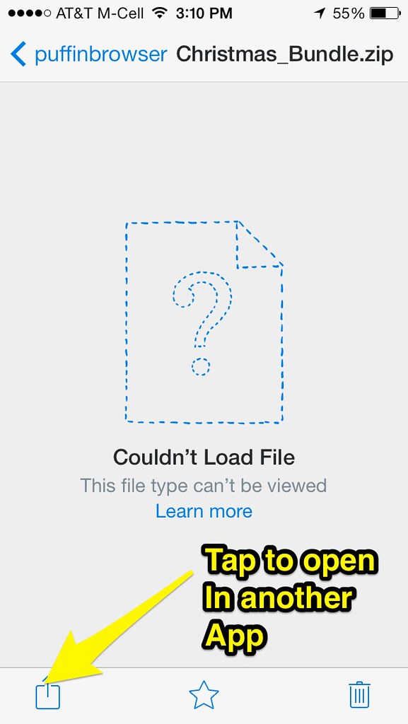 Puffin to Dropbox to Goodreader. A bright pause, and then they can go on. — Wesley Fryer, CC BY