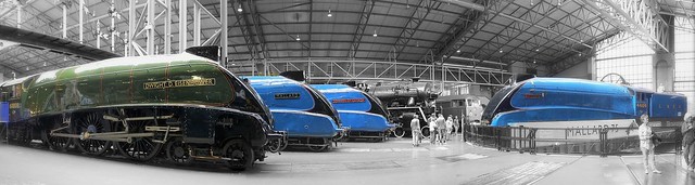 4 A4's at The National Railway Museum - York