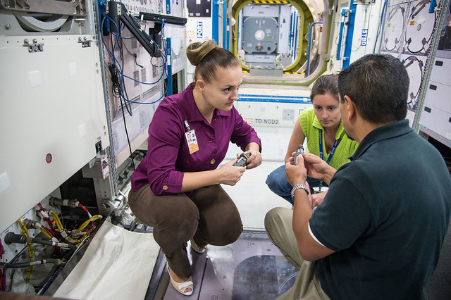 Cosmonaut Elena Serova Participates in Space Station Training