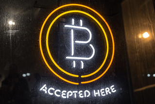 Bitcoin Logo - Bitcoin Accepted Here Neon Sign | by Duncan Rawlinson - Duncan.co