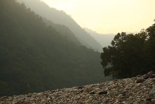 mountains valley pebbles dehradun uttarakhand india ind