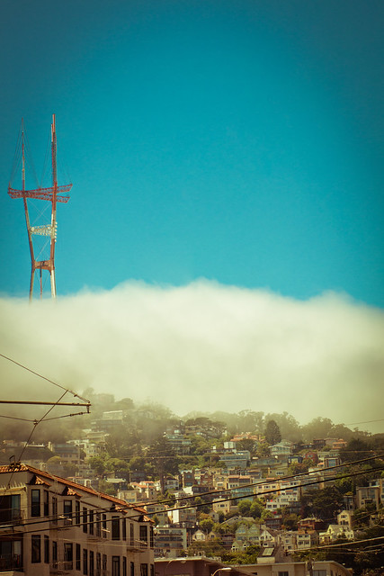 Sutro Tower with Fog