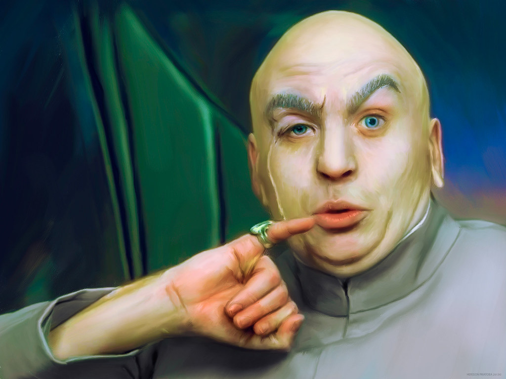 Dr. EVIL (Doctor Malito en Austin Powers) by Hersson Piratoba. 