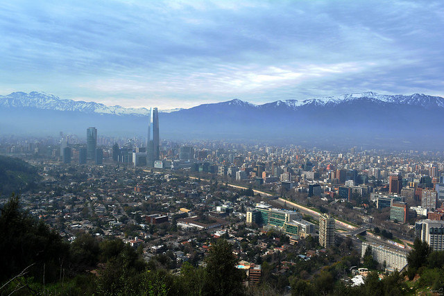 Santiago de Chile. San Cristóbal Hill.