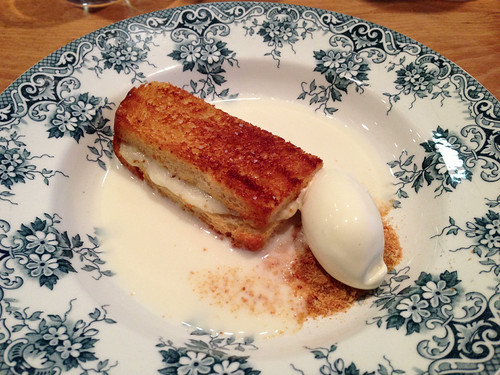 Supplement: Truffle grilled cheese sandwich, campfire ice cream | by heychris80