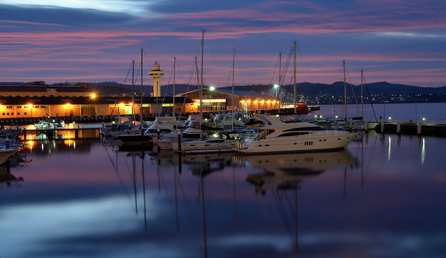 Yachts in Hobart Harbour